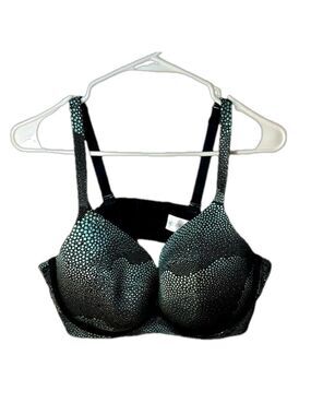 Addition Elle padded wired green patterned bra Size 42D